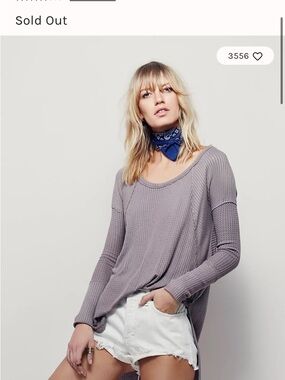 Free People Textured Scoop Neck Top in Mauve